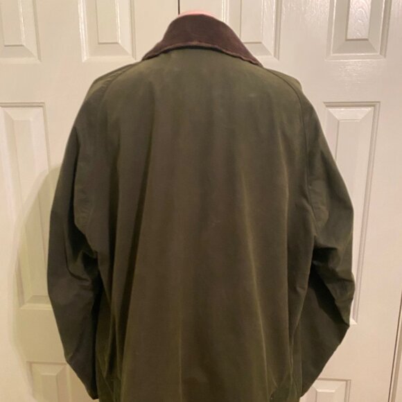 Classic Men's Barbour "Mark Phillips" Wax Jacket - Sage - Size Large - Picture 3 of 11